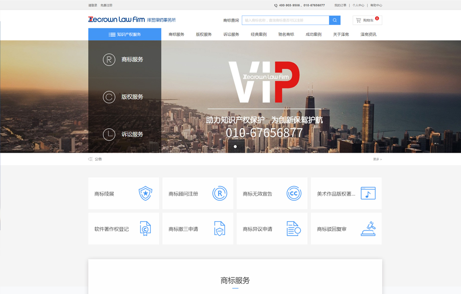 网站建设案例效果图
